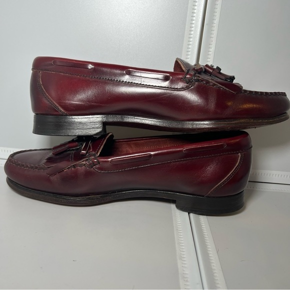 Nordstrom Burgundy Kiltie Tassel Loafers USA Mens 8 1/2 D 527109 main image 9